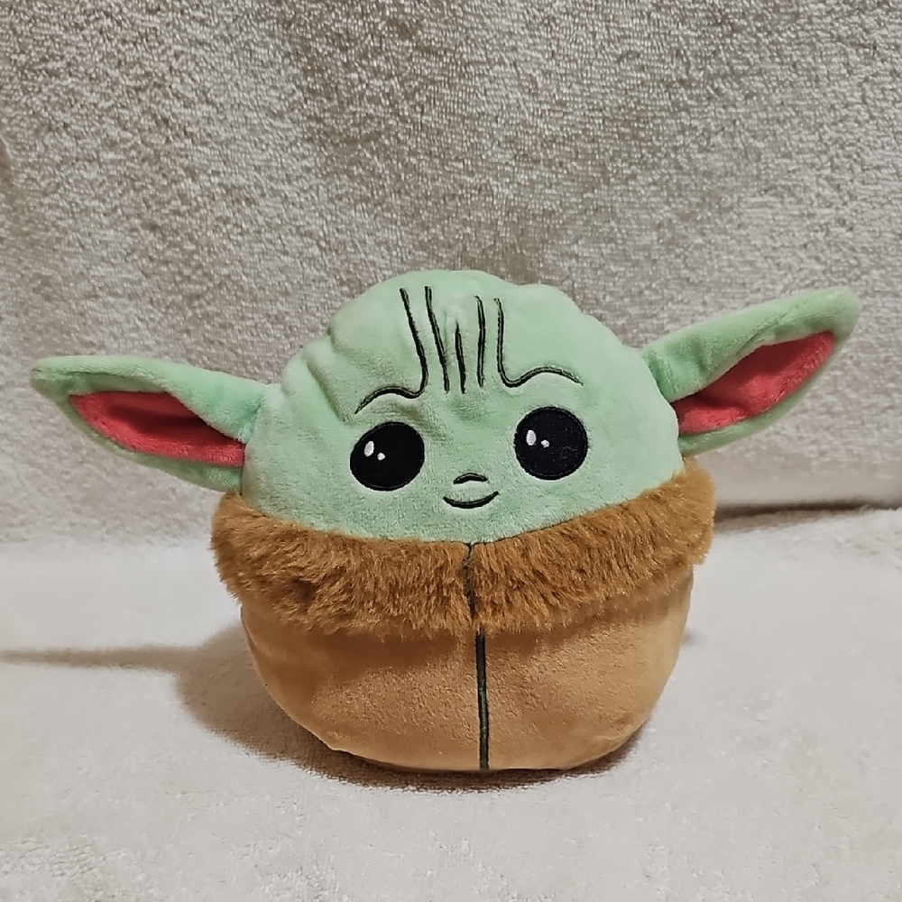 Baby Yoda, Groot Reversible Plush Toy Used